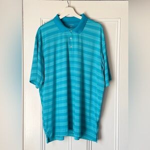 George Golf Polo Men’s Blue Stripes XL